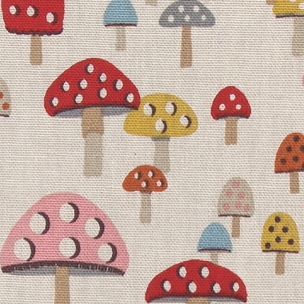 Product photograph of Cath Kidston Mini Mushrooms Multi Curtain from Choice Furniture Superstore.